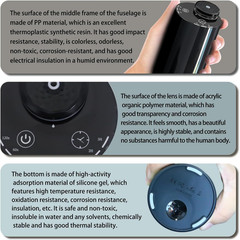 Waterless Essential Oil Diffuser – Cordless Portable Aromatherapy Scent Black