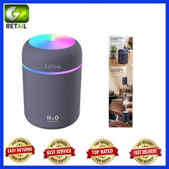 Portable Cool Mist Humidifier with Colorful Light – Auto Shut-Off & Quiet