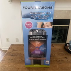 Envion 49298 Four Seasons 4-in-1 Air Purifier Fan Heater and Humidifier