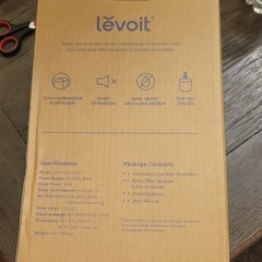 Levoit Dual 150 Ultrasonic Cool Mist Top-Fill Aromatherapy Humidifier 0.79gal