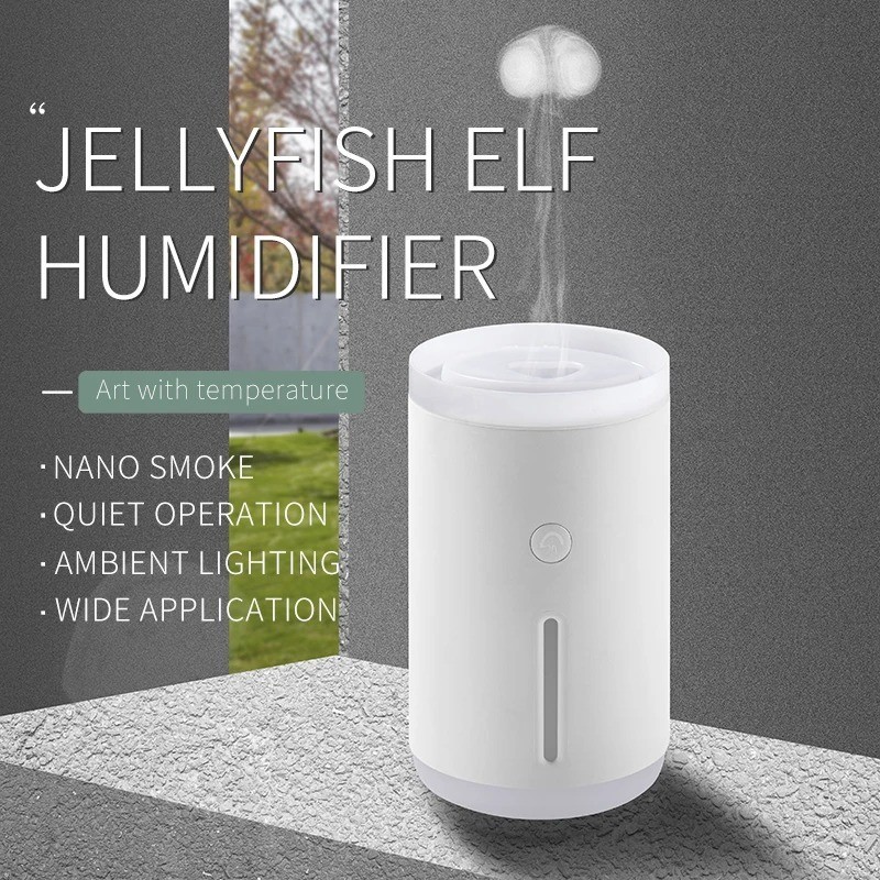 Jellyfish Smoke Ring USB Air Humidifier Aromatherapy Essential Oil Diffuser Home