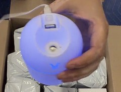 USB Colorful Humidifier – Compact Portable Mini Humidifier with LED Night Light