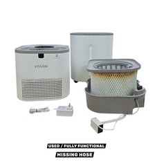 Vissani 6 Gal. Evaporative Humidifier for Whole House in White / USED