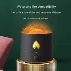 USB Aroma Diffuser Ultrasonic Fire Lamp Fragrance Jellyfish Air Humidifier new