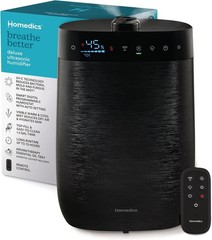 Deluxe Ultrasonic Humidifier Large Rooms Warm/Cool Mist UV-C Technology