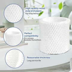6Pack Humidifier Wick Filter Fits For Canopy Bedside Nursery Cool Mist Humidifie