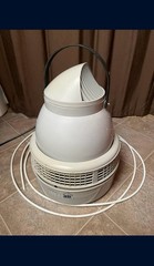 Ideal-Air Humidifier Portable White Plastic Electrical 75 pint
