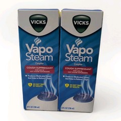 Vicks Vapo Steam for Hot Steam Humidifier Cough Suppressant 8oz ( 2 pack ) 11/27