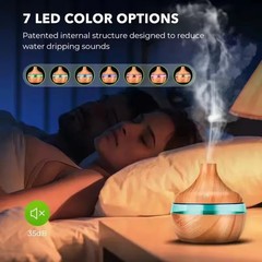 300ml Humidifier Electric Aroma Air Diffuser Wood Ultrasonic Air Humidifier Esse