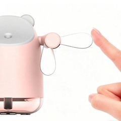 Portable Spray Cooling Fan USB Mini Air Conditioner Humidifier Double Head Deskt