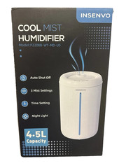 INSENVO Humidifier for Any Room 4.5L Air Humidifier Cool Mist