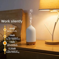 Ceramic Air Humidifier Aroma Diffuser Aromatherapy Cool Mist Ultrasonic Essentia