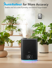 7L Humidifiers for Bedroom, Smart Top-Fill Cool & Warm Mist Humidifier Large Roo