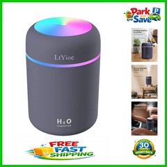 Portable Ultra-Quiet Desktop Humidifier with Two Mist Modes & Colorful Light