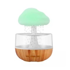Desktop Rain Colour Cloud Humidifier USB Rechargeable Relax Aromatherapy Lamp
