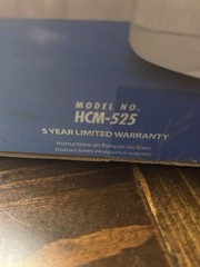 Honeywell HCM-525 Cool Mist Humidifier, Adjustable Humidistat Small/Medium Rooms