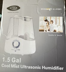 Optimus U31001 Humidifier 1.5 Gallon Cool Mist Ultrasonic