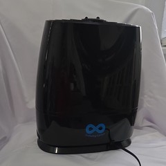 Everlasting Comfort Ultrasonic Tabletop Humidifier Black LED Variable Speed