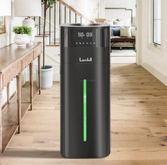 Cool and Warm Mist Humidifier Large Room, 5.3Gal/20L Humidifiers for Home Black