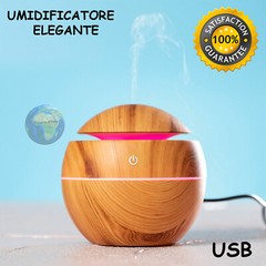 Humidifier For Environments Aromatic Diffuser LED Light USB Vaporizer