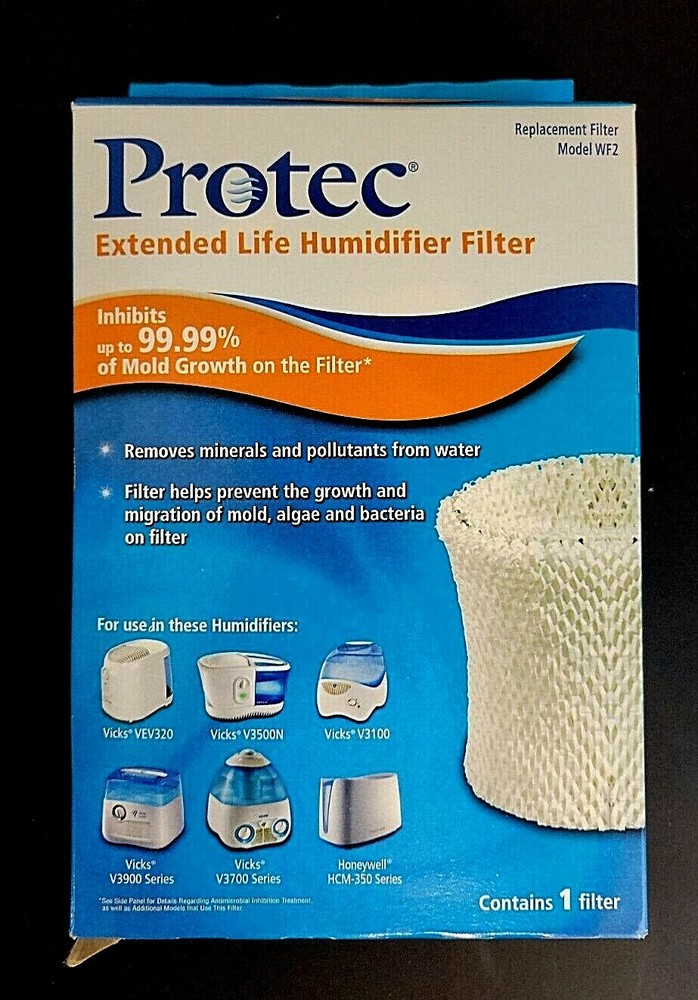 One (1) Genuine KAZ Protec® Vicks® Humidifier Wick Filter WF2 – NEW