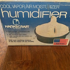 Hankscraft Humidifier Unisex Brown Vintage Cool Vapor Air Moisturizer 75910 OS
