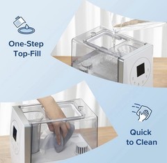 LEVOIT LV600HH Hybrid Ultrasonic Humidifier – White Smart Warm & Cool $109