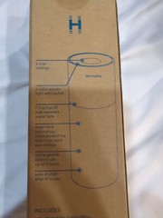 HoMedics Portable USB Ultrasonic Humidifier Travel Size, PEACH w/7 Color Lights