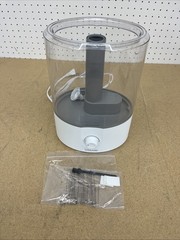 Vissani 1 Gal Ultrasonic Humidifier Cool Mist 360 Dual Nozzle for Medium Room