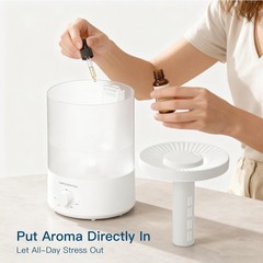 Stylish 3.5L Ultrasonic Humidifier with 7-Color Night Light – Relaxing Mist