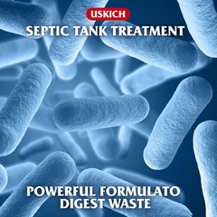 Septic Tank Treatment 1 Year Supply Dissolvable Live Bacteria Packets 12 Count f