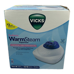 Vicks Pediatric Warm Steam 1 Gallon Vaporizer with Night-Light NEW NIB