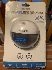 Homedrics Portable Personal Humidifier NIP 4hrs Total Comfort Take Everywhere