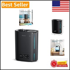 Top Fill 6L Humidifier with Real-time Smart Control – Perfect for Nursery & Home