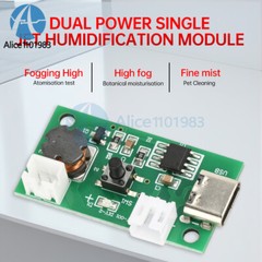 Type-C DC5V DIY Ultrasonic Mist Maker Atomizing Module Humidifier Circuit Board