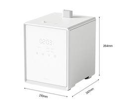 Daroom Pure Warm Mist Humidifier 3L All Stainless Baby Mini Large Capacity