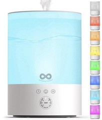 Everlasting Comfort 2.5L Humidifier – Top Fill Cool Mist – Quiet – NEW OPEN BOX