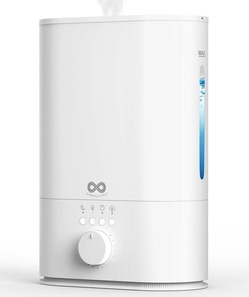 Everlasting Comfort 6L Ultrasonic Cool Mist Humidifier White