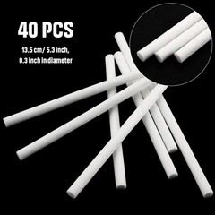 40 Cotton Humidifier Filter Wicks – 5.3 Inch Refill for USB Mini Humidifiers