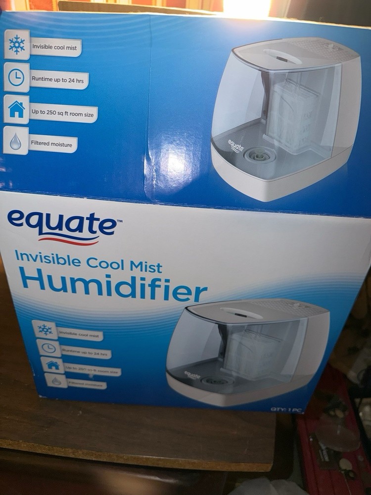 New In Box Equate Humidifier Cool Mist