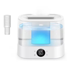 1.06 Gal. Smart Cool Mist Humidifier for Large Room, 40H Runtime, Top-Fill, 28Db