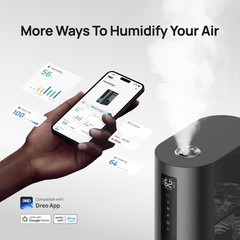 Smart Humidifier for Large Rooms – 6L, 60Hr Runtime