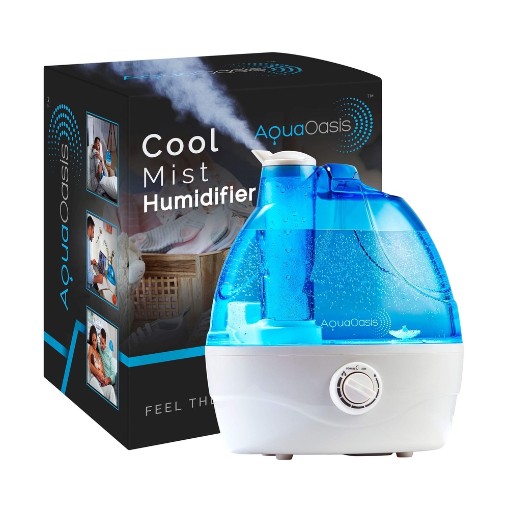 AquaOasis™ Cool Mist Humidifier {2.2L Water Tank} Quiet Ultrasonic Humidifier…
