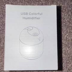 USB Color Changing Humidifier 0.5 Gal Tank Personal Travel 60 sq ft White