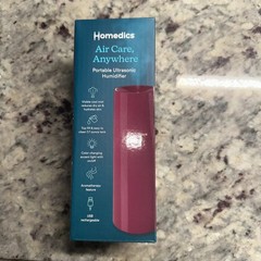 Homedics Portable Ultrasonic Humidifier with Night-Light and Aromatherapy