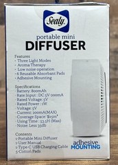 Sealy Portable Mini Diffuser Aroma Therapy