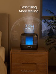 Smart Humidifier, Top Fill 4 Liter Cool Mist Humidifier with Night Light, Silent