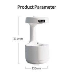 800ml Water Droplet Humidifier and Essential Oil Diffuser with Night Light