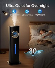 Humidifier Large Room Bedroom with Night Light, 2.1Gal(8L) Humidifiers for Home