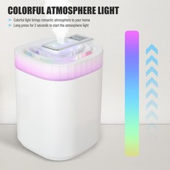 1-3L Large Capacity Cool Mist Humidifier With Three Nozzles High Mist Output